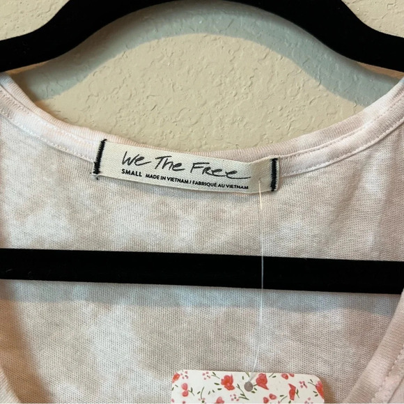 Free People tie dye anytime tank in hot hibiscus combo - Picture 6 of 8